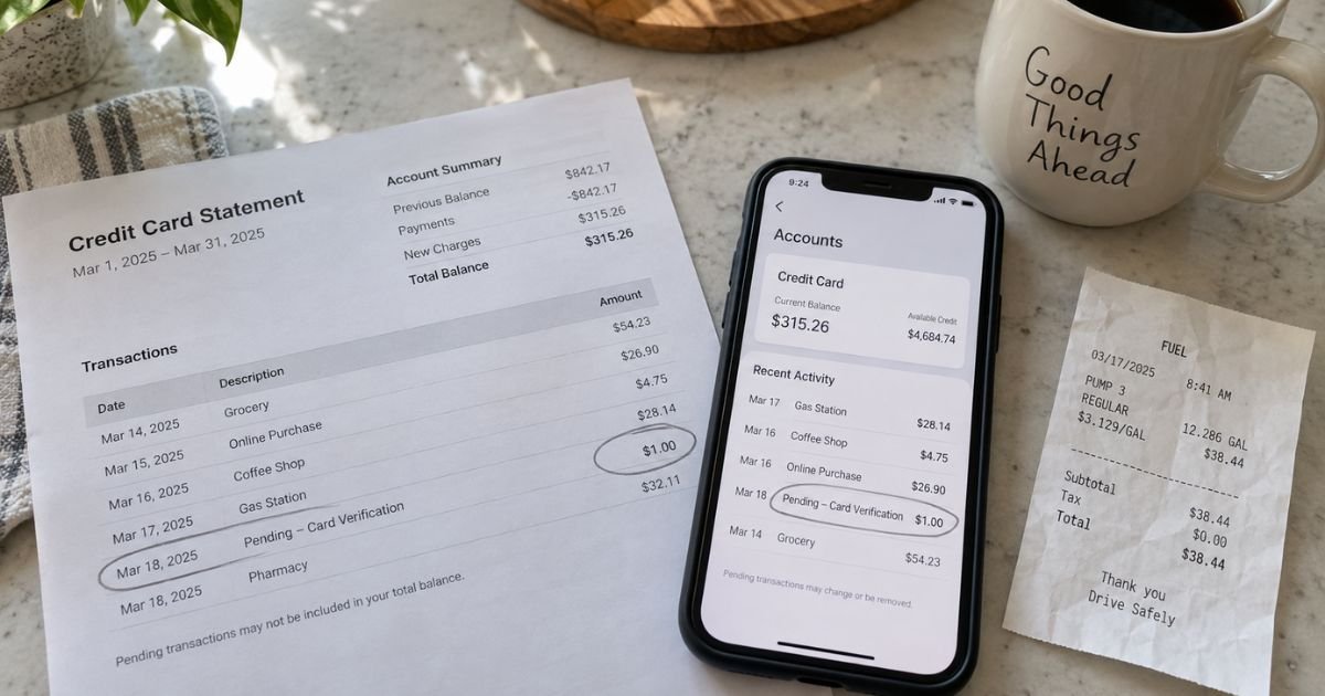 $1 Charge on Credit Card