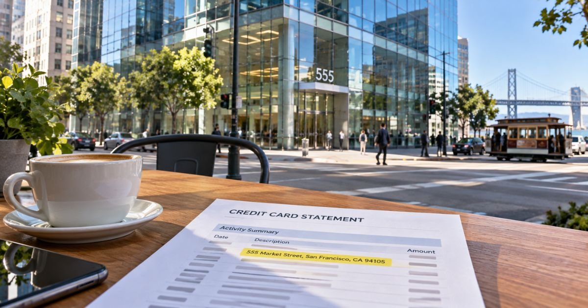 405 Howard Street San Francisco Charge on Credit Card
