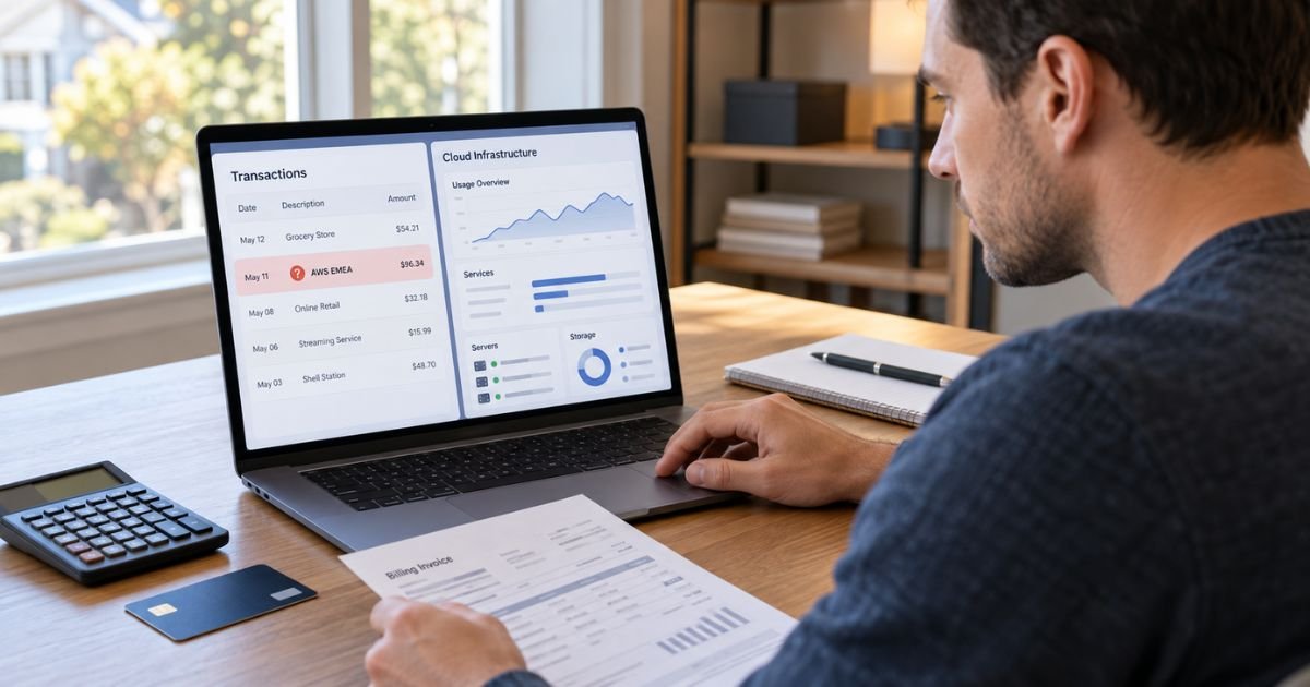 AWS EMEA Charge on Credit Card