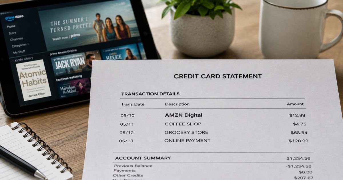 Amazon Digital Charge on Credit Card