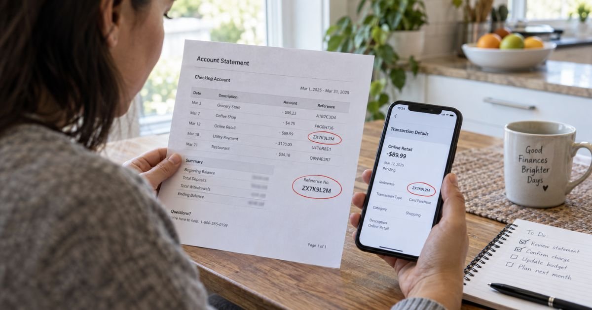 Charge ID on Bank Statement