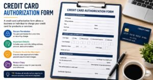 Credit Card Authorization Form