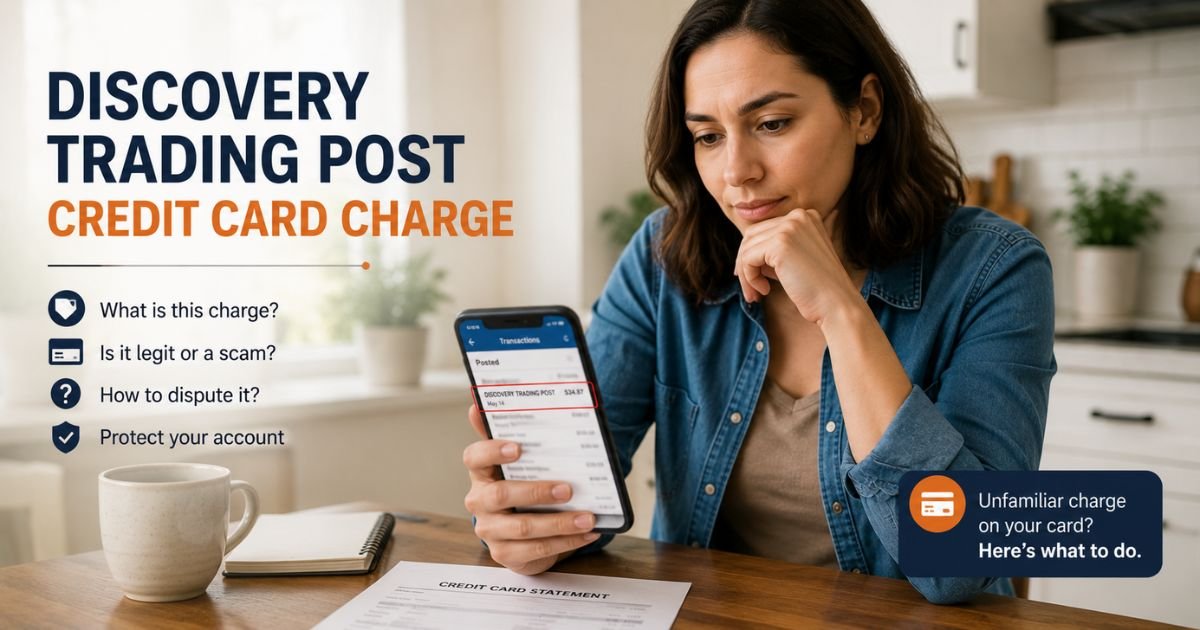 Discovery Trading Post Credit Card Charge
