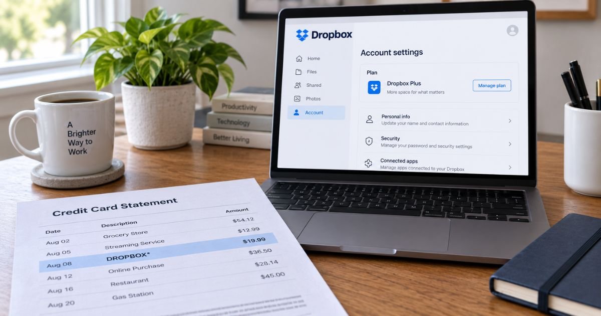Dropbox Charge on Credit Card