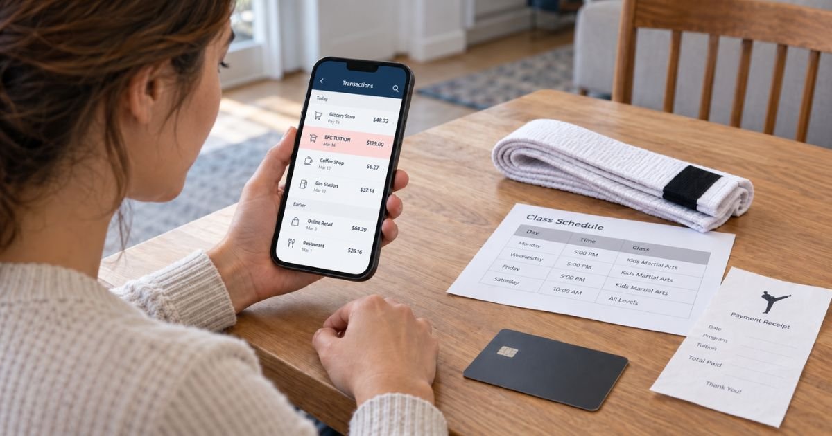 EFC Tuition Charge on Credit Card