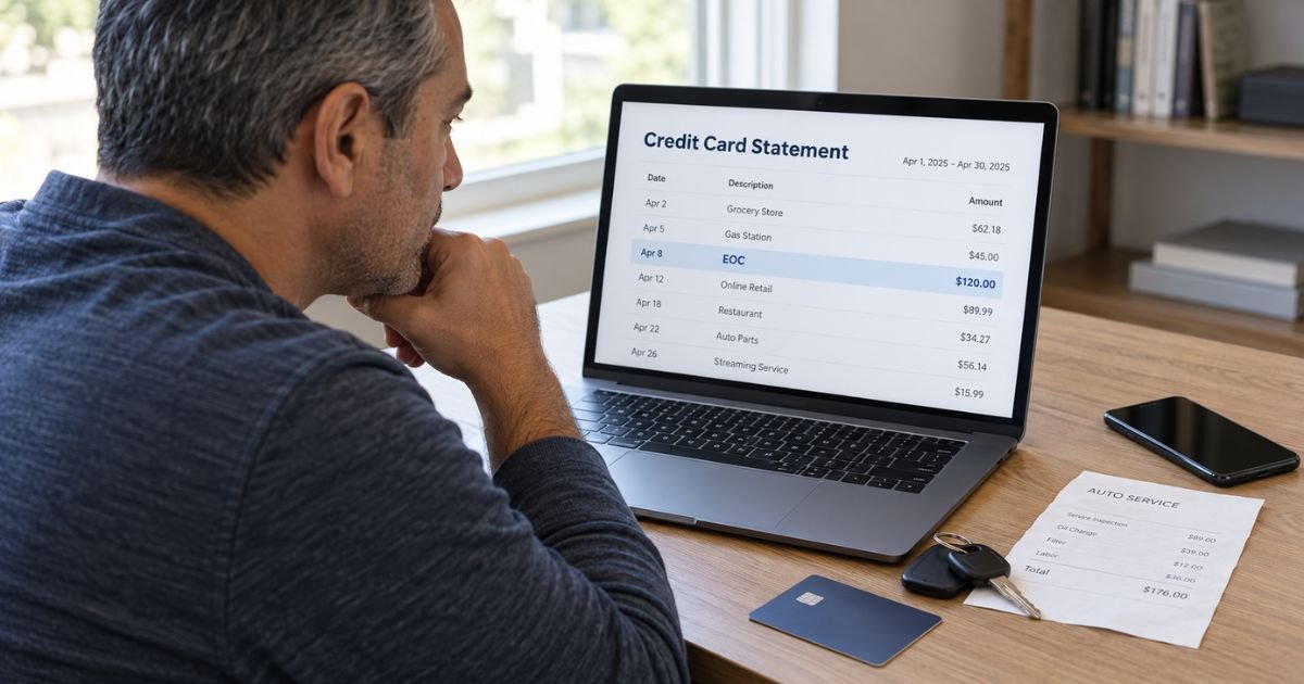 EOC Charge On Credit Card