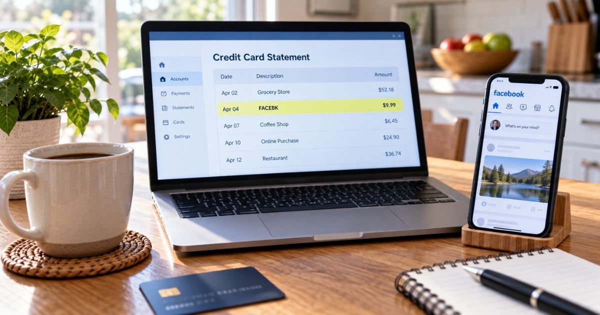 Facebook Charge on Credit Card