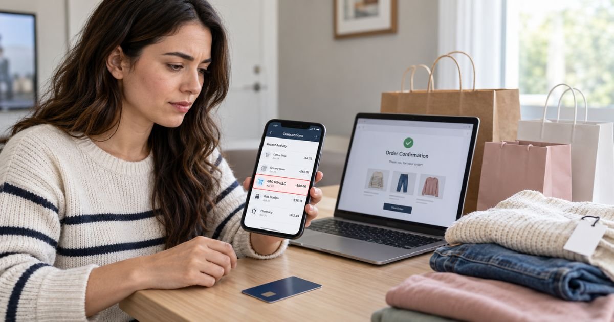 GRG USA LLC Credit Card Charge