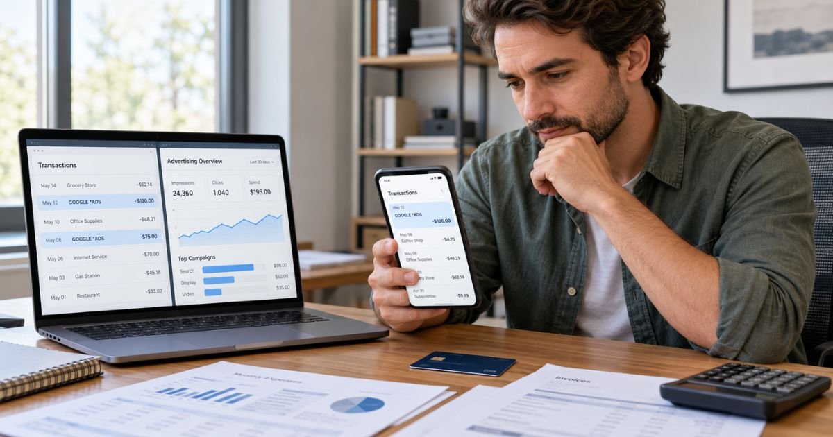 Google Ads Charges on Bank Statement