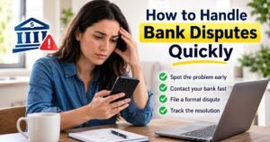 How to Handle Bank Disputes Quickly