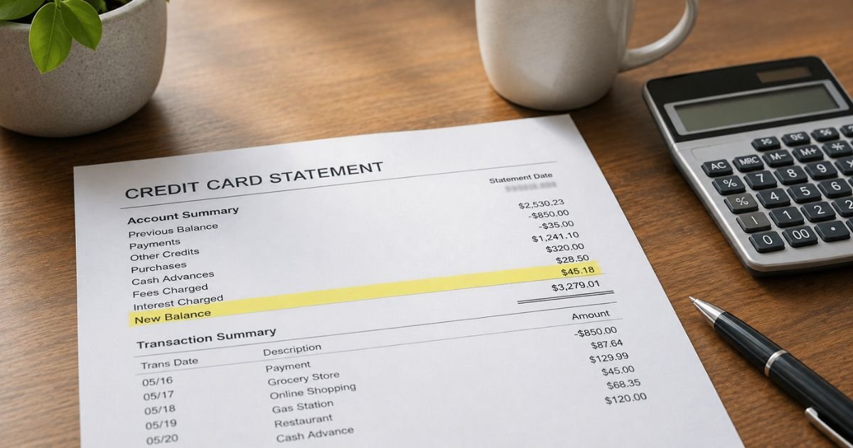 Interest Charge on Credit Card