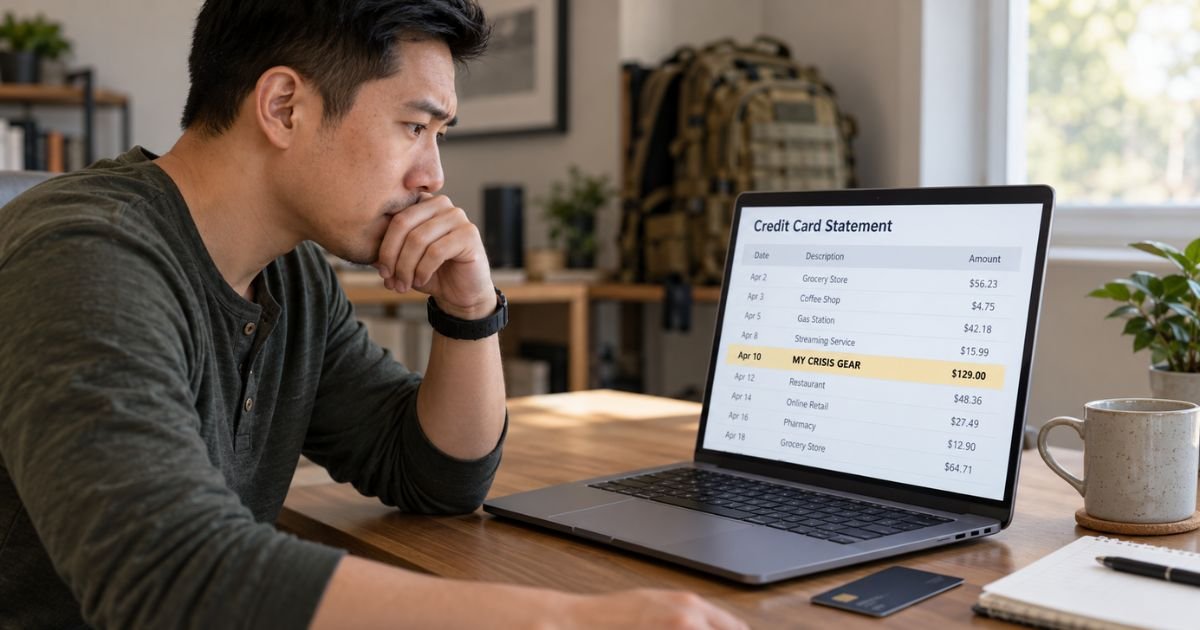 My Crisis Gear Charge on Credit Card