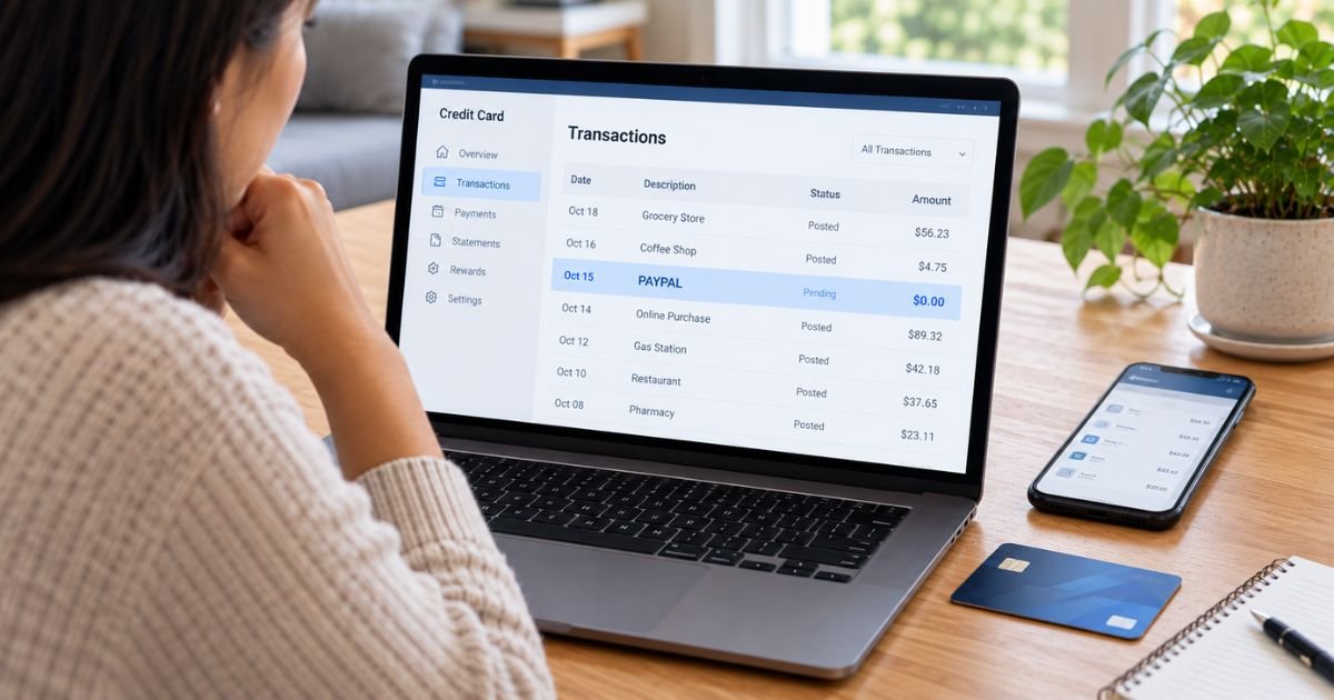 PayPal 0 Dollar Charge on Credit Card