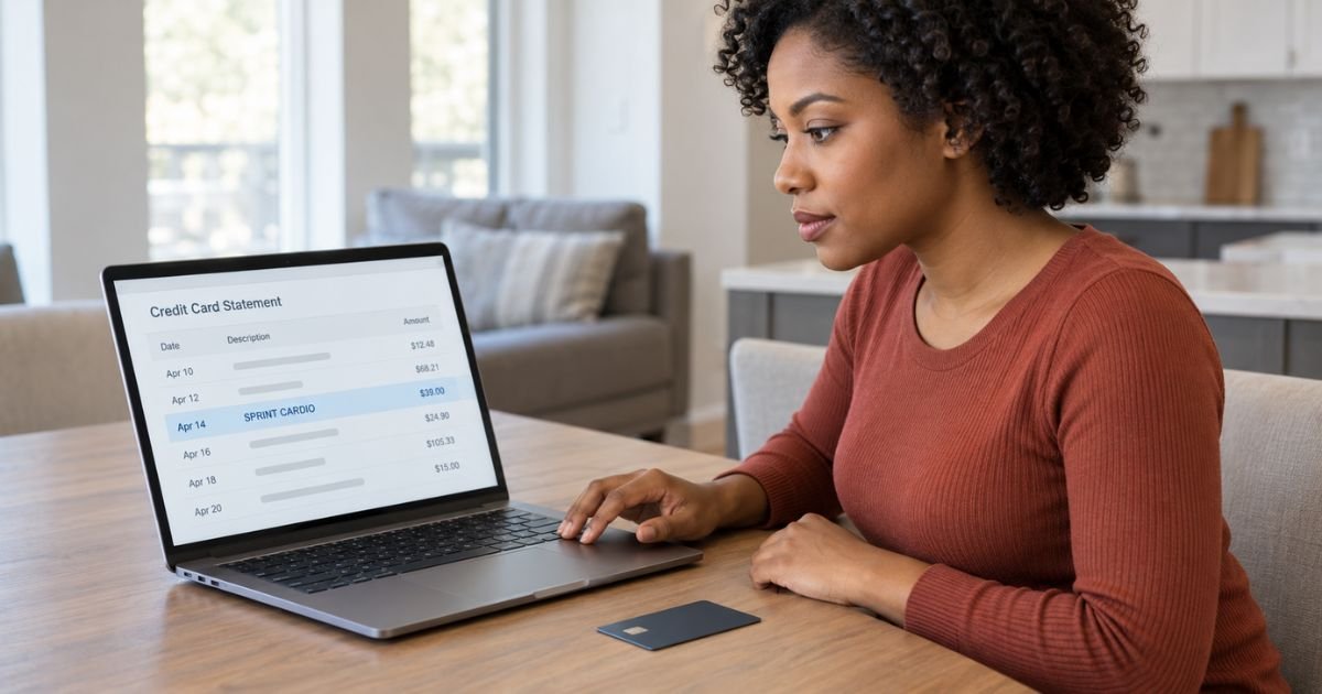 Sprint Cardio Charge on Credit Card