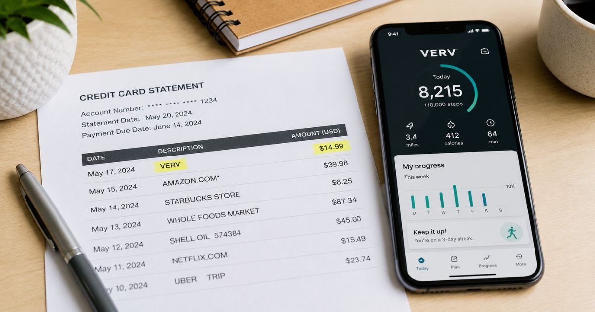 VERV Charge on Credit Card