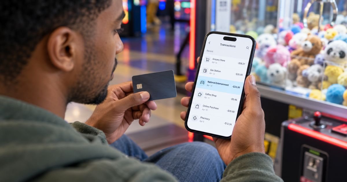 National Entertainment Charge on Debit Card