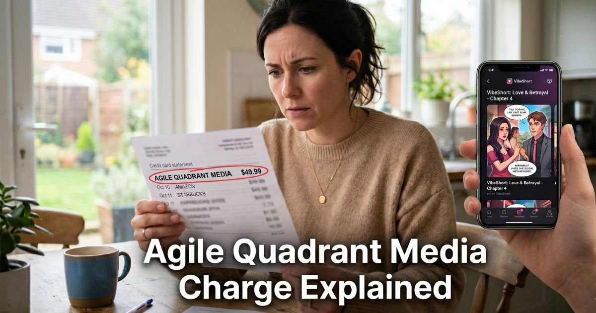 Agile Quadrant Media Charge on Credit Card