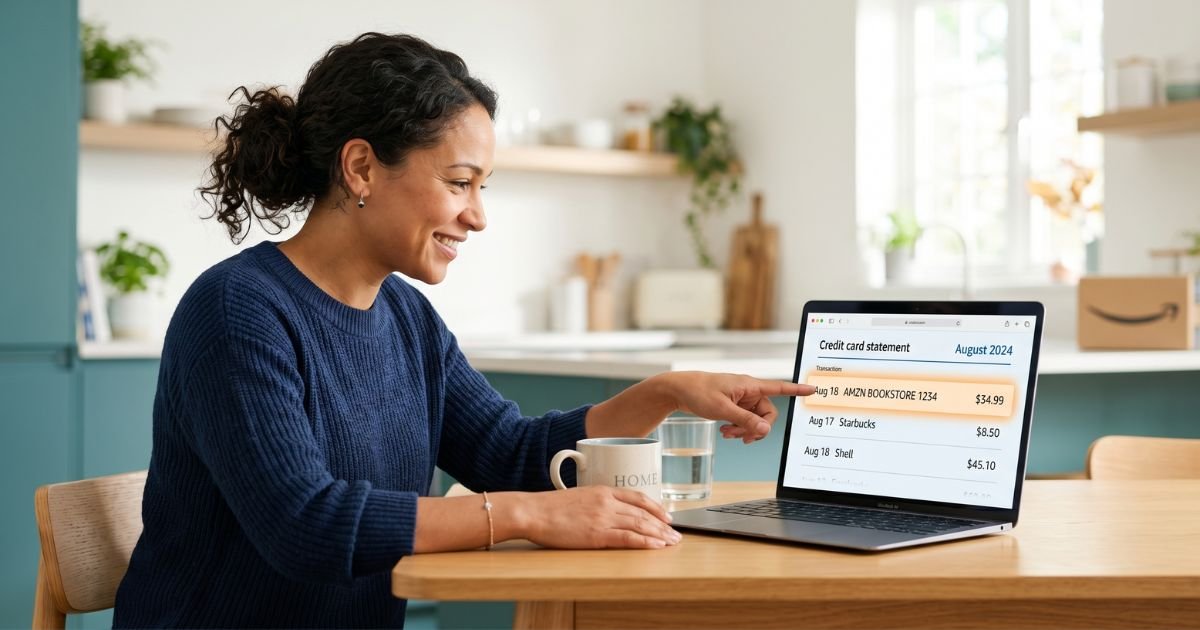 Amazon Bookstore Charge on Credit Card