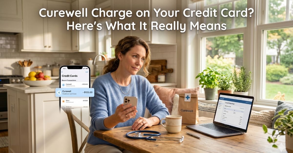 Curewell Charge on Credit Card