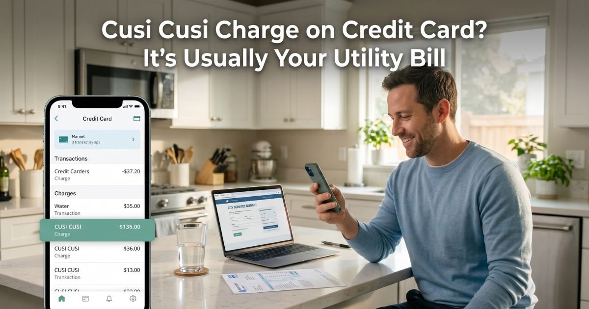 Cusi Cusi Charge on Credit Card