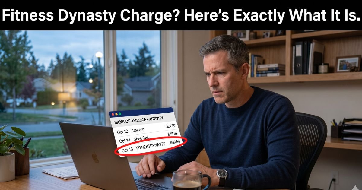 Fitness Dynasty Charge on Credit Card