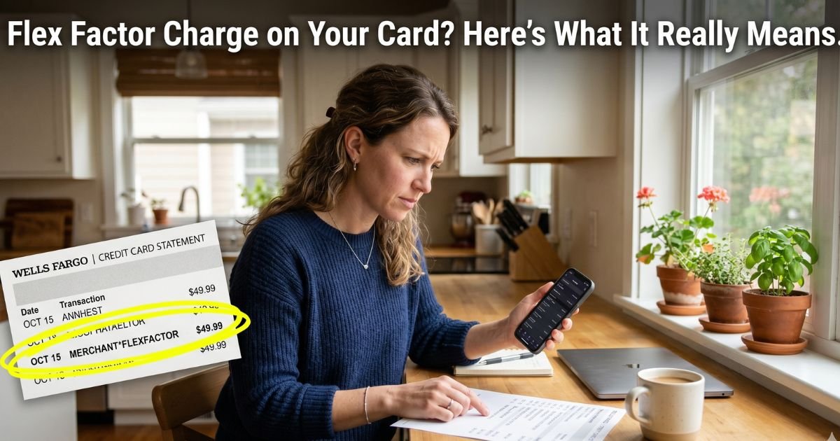 Flex Factor Charge on Credit Card