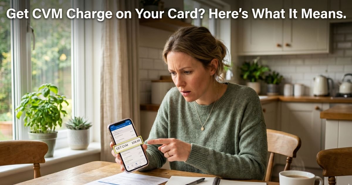 Get CVM Charge on Credit Card