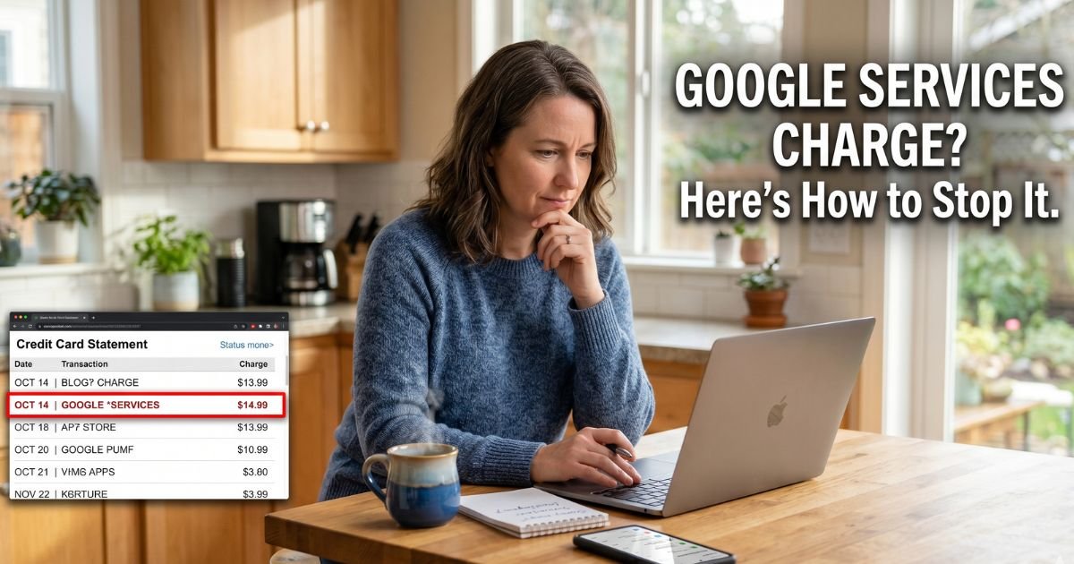 Google Services Charge on Credit Card