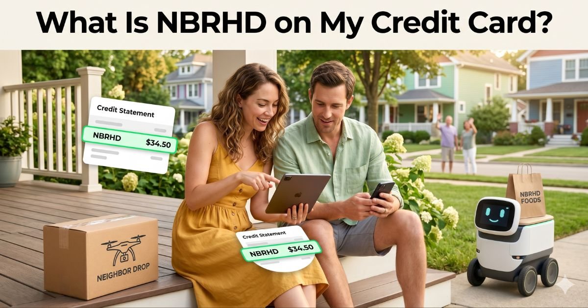 NBRHD Charge on Credit Card