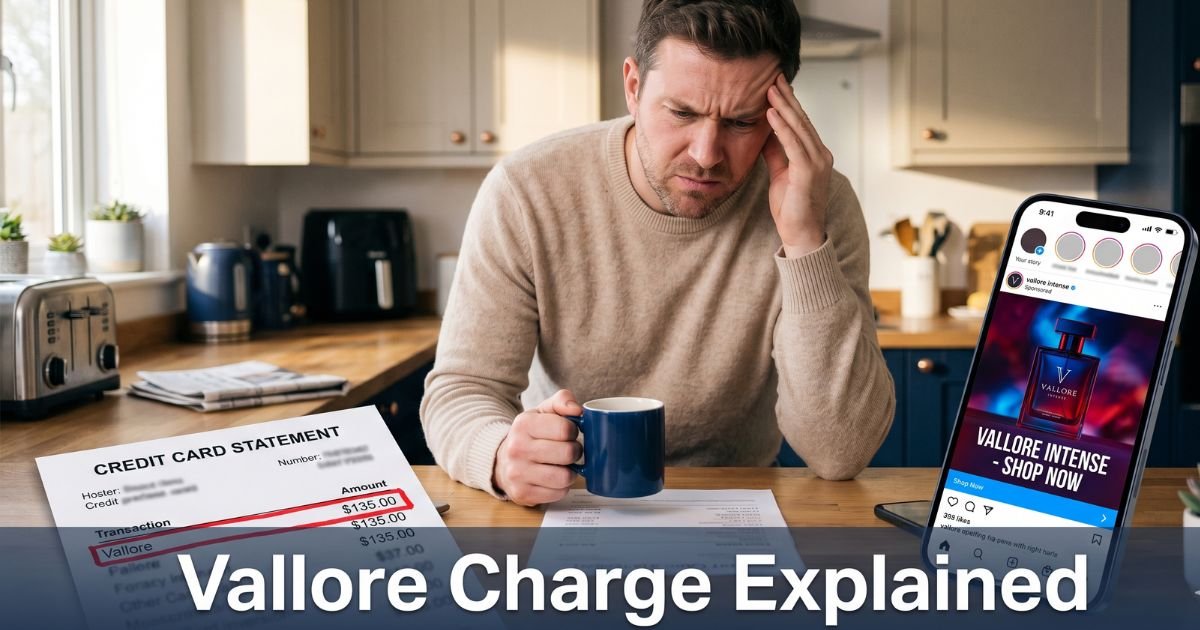 Vallore Charge on Credit Card