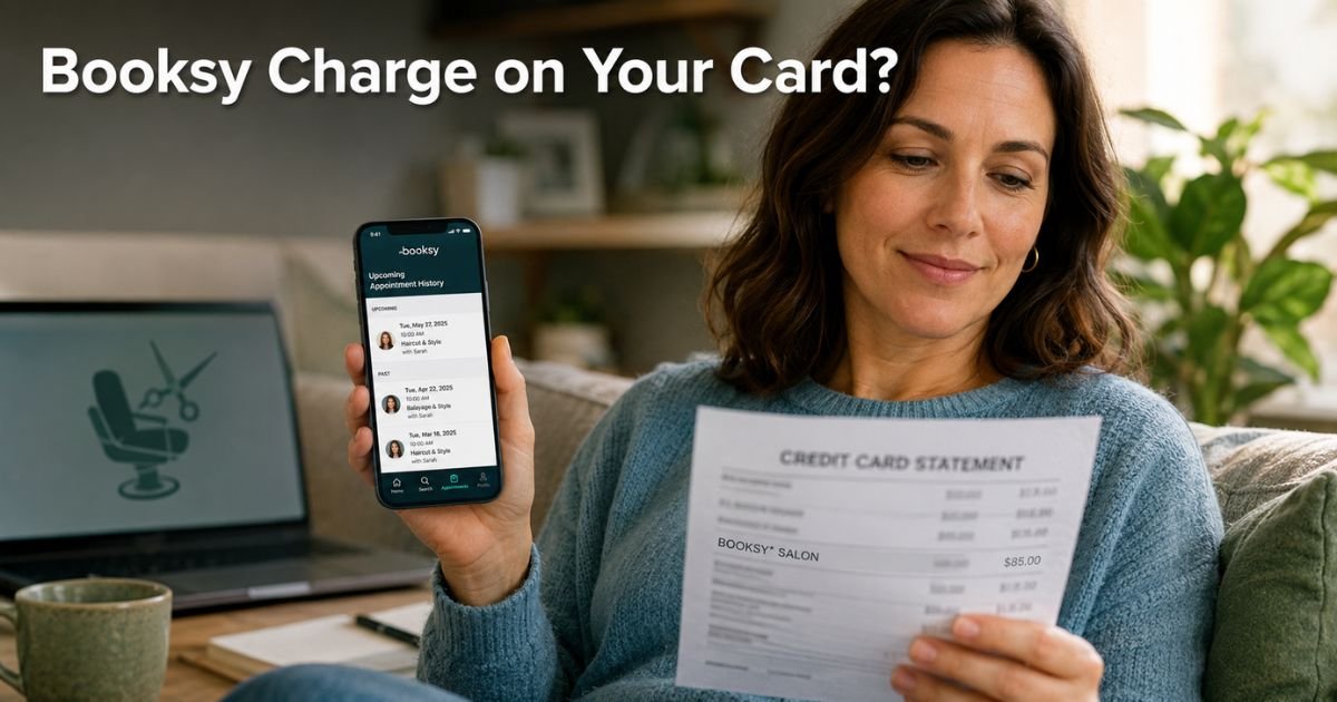 Booksy Charge on Credit Card
