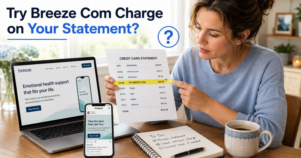 Try Breeze Com Charge on Credit Card