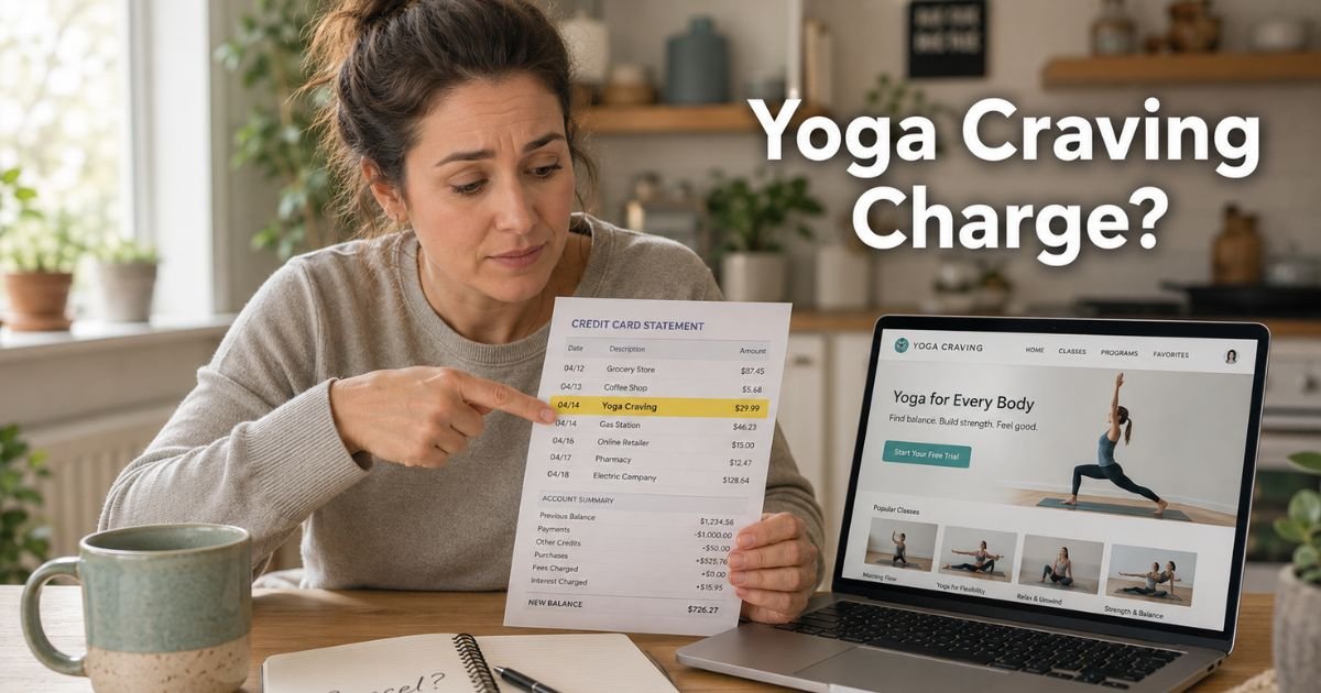 yoga craving charge on credit card