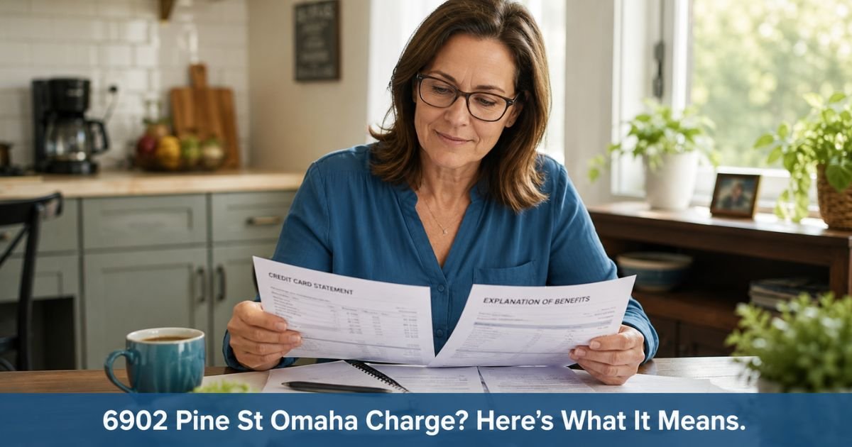 6902 Pine St Omaha NE Credit Card Charge