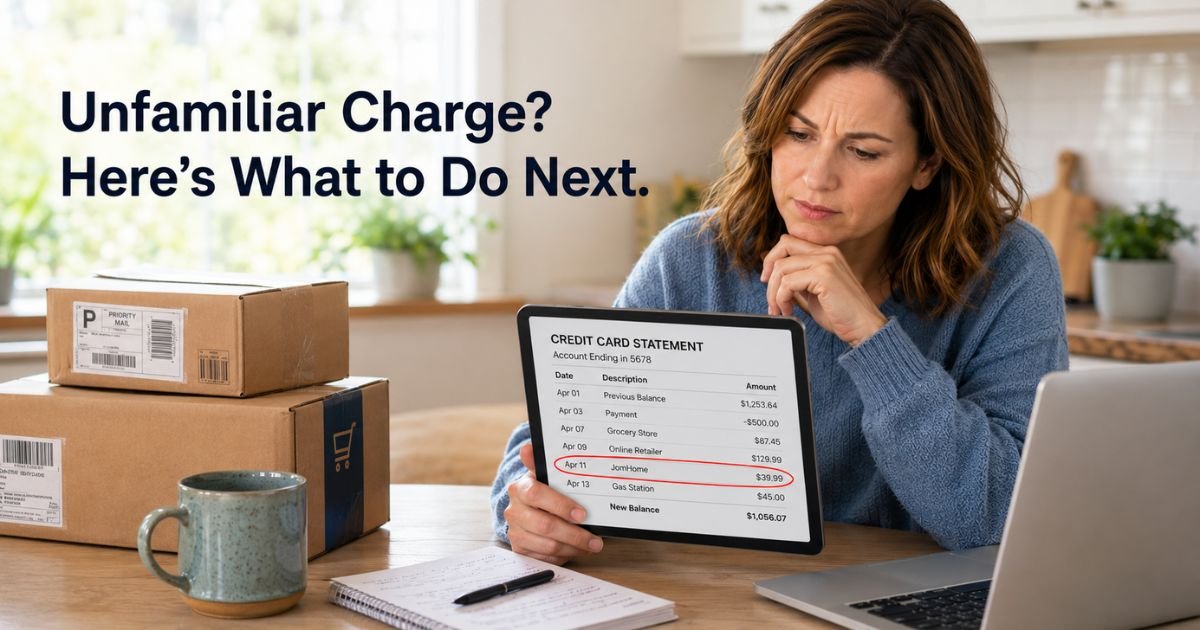 JomHome Credit Card Charge