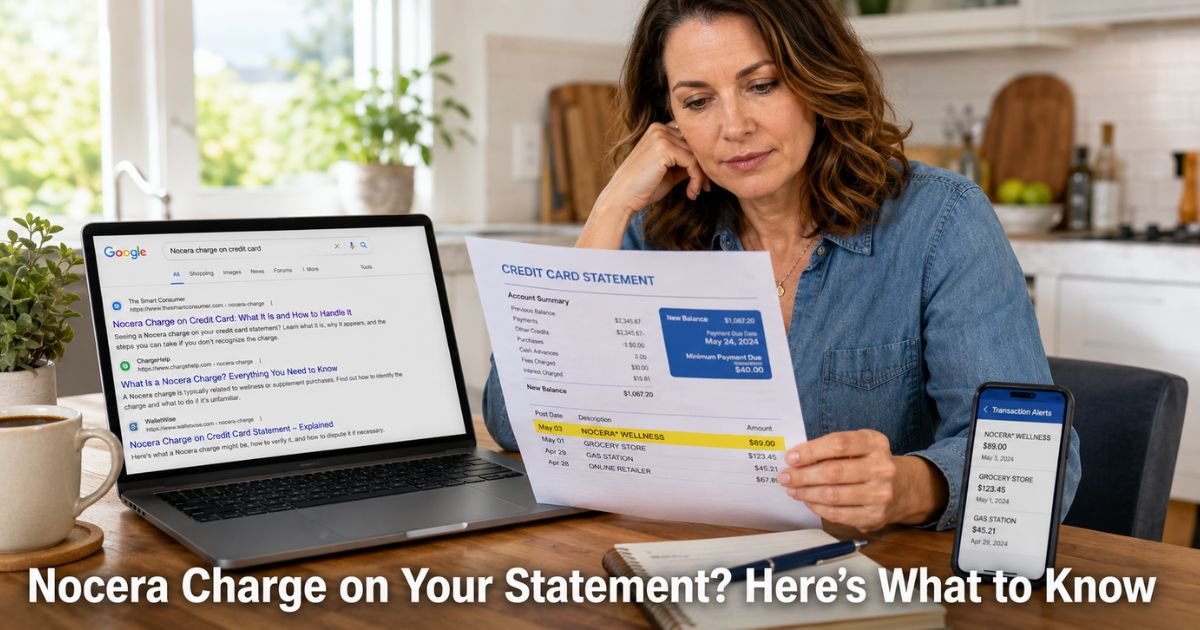 Nocera Charge on Credit Card
