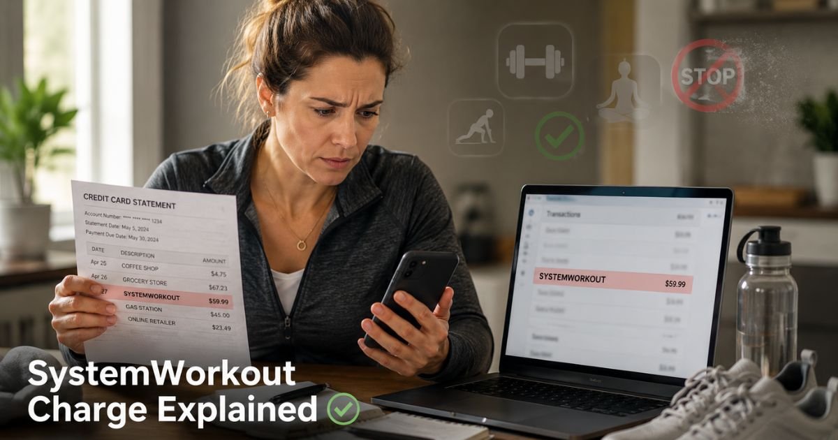 SystemWorkout Charge on Credit Card