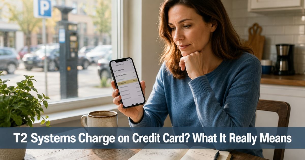 T2 Systems Charge on Credit Card