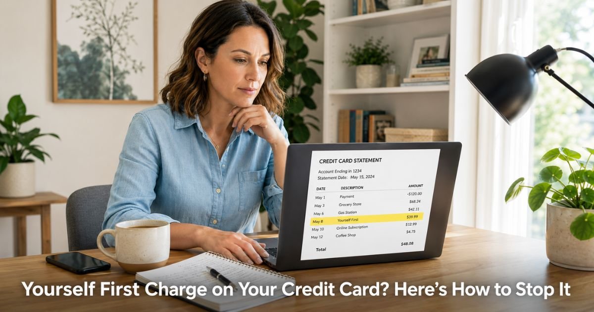 Yourself First Charge on Credit Card