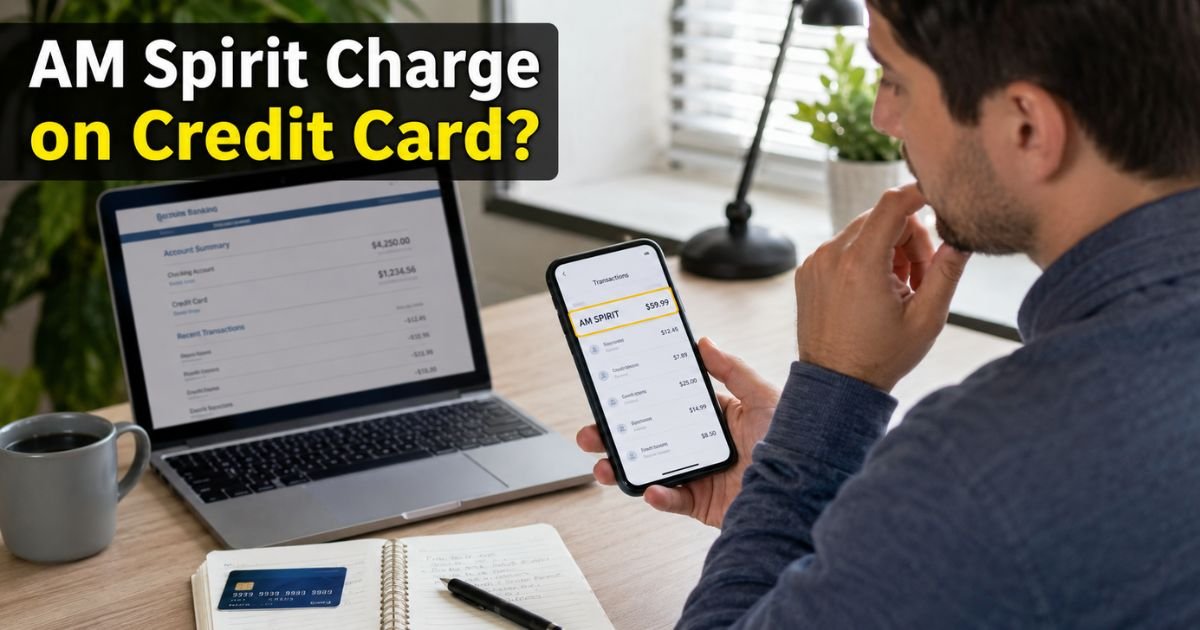 AM Spirit Charge on Credit Card
