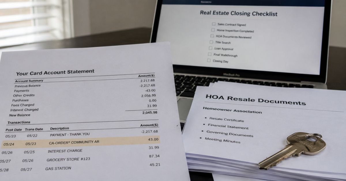 CA Order Community AR Charge on Credit Card