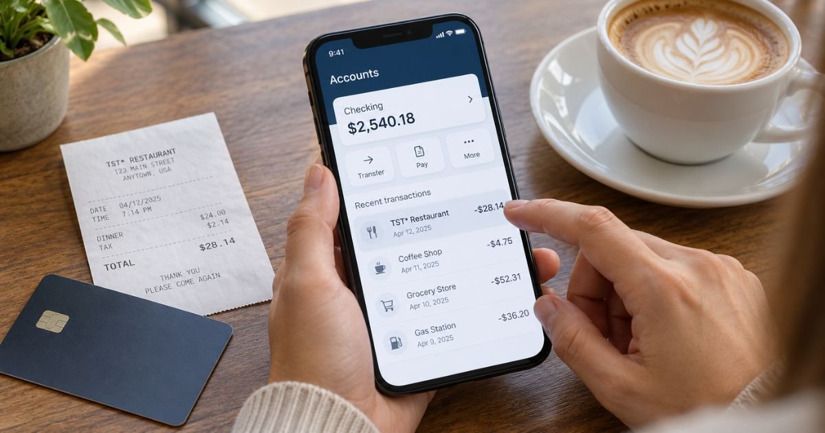 TST Charge on Debit Card