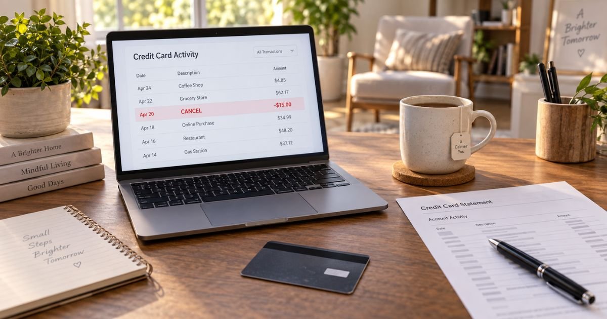 Cancel Charge on Credit Card