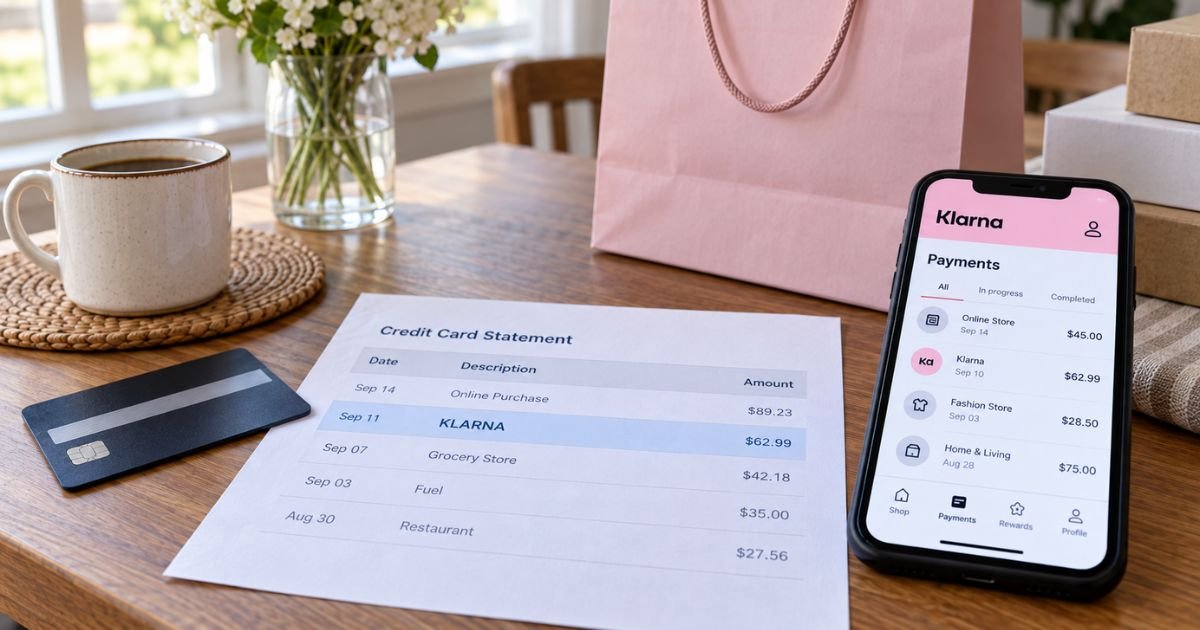 Klarna Charge on Credit Card