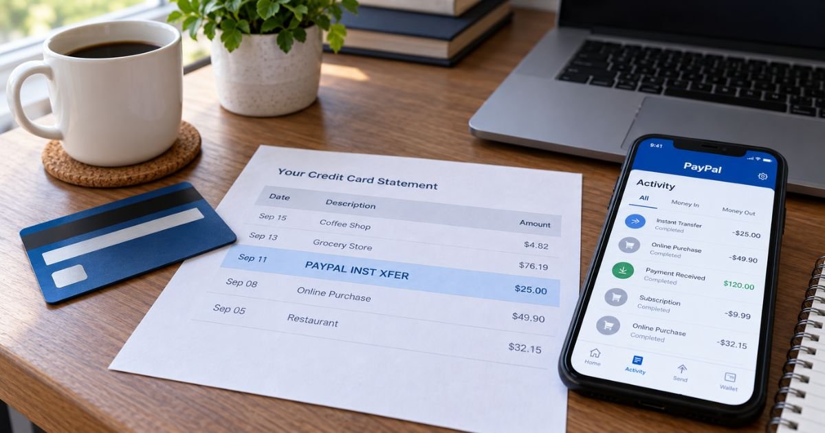PayPal Instant Transfer Charge on Credit Card