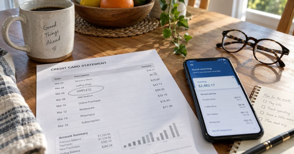 Simplese Charge on Credit Card